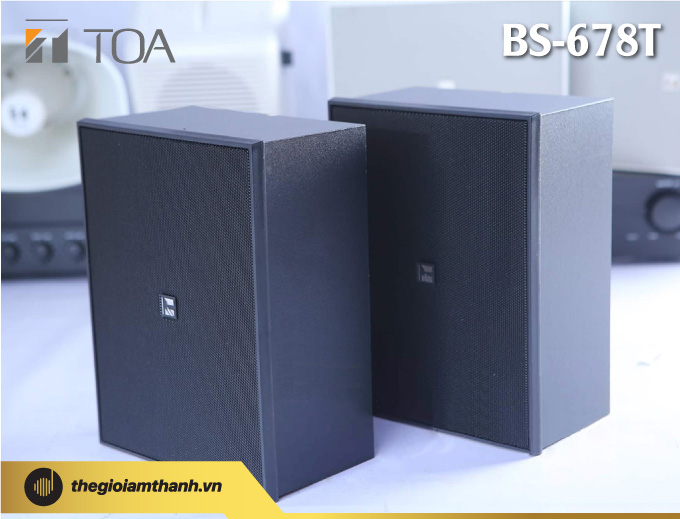 Loa hộp TOA BS 678T cho chất lượng âm thanh cao