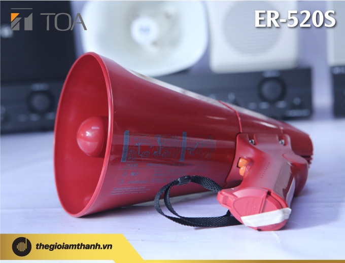 Loa phát thanh cầm tay có còi hụ TOA ER-520S