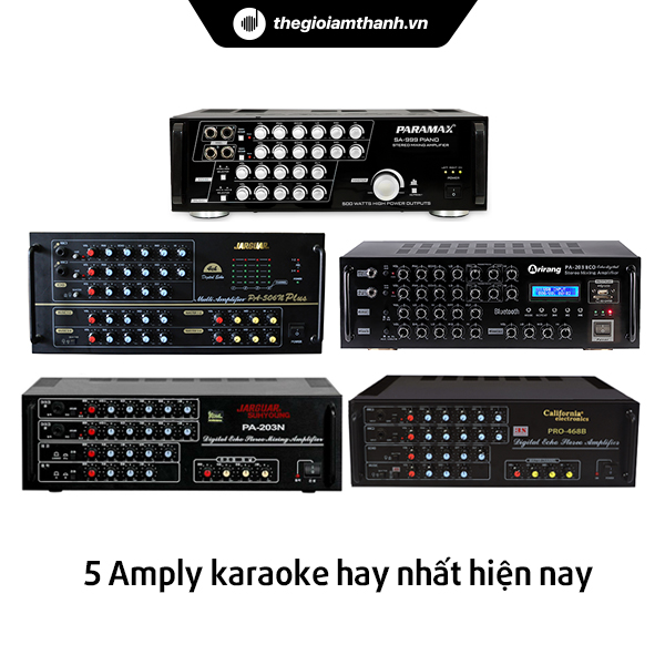 5 mẫu amply karaoke hay nhất hiện nay