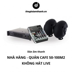 NHÀ HÀNG - QUÁN CAFE 50-100M2 - KHÔNG HÁT LIVE