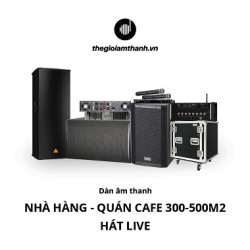 NHÀ HÀNG - QUÁN CAFE 300-500M2 - HÁT LIVE