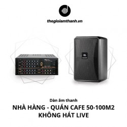 NHÀ HÀNG - QUÁN CAFE 50-100M2 - KHÔNG HÁT LIVE 2